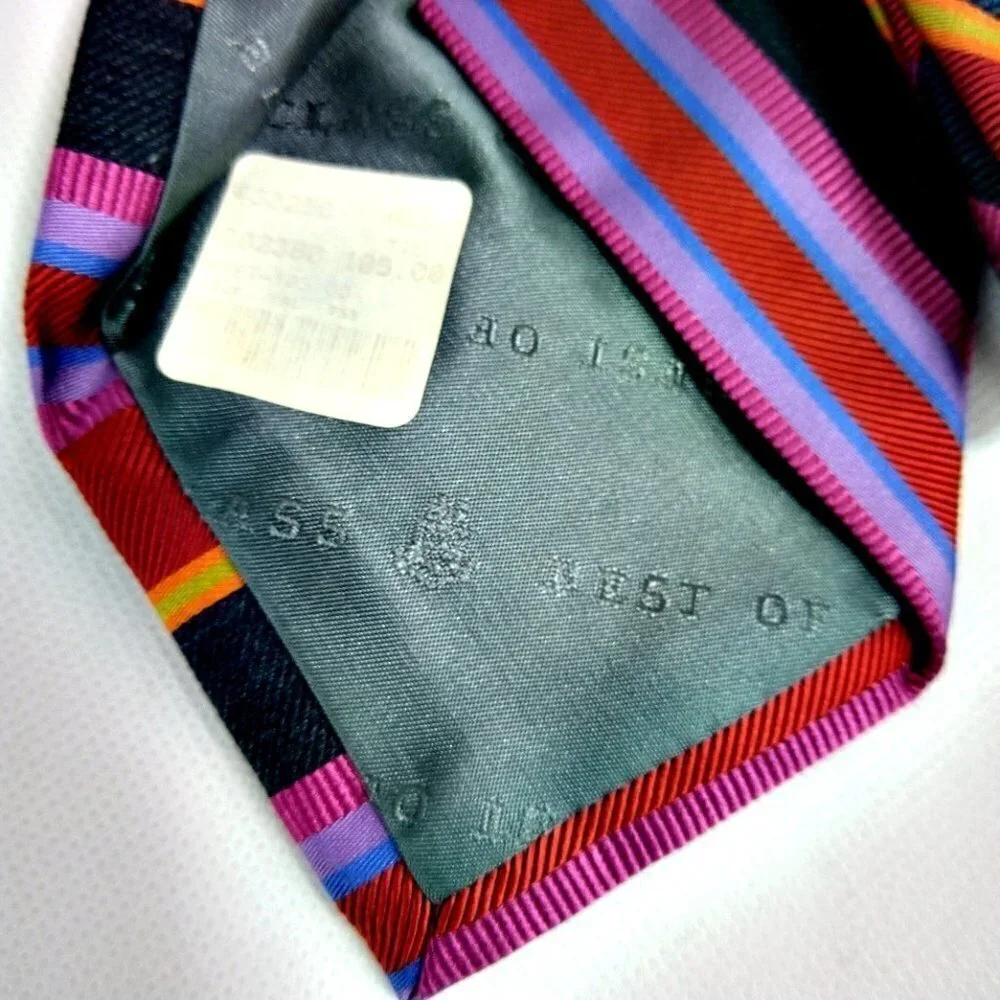 Robert Talbott Best Of Class Handsewn Multicolor Striped Silk Tie 4